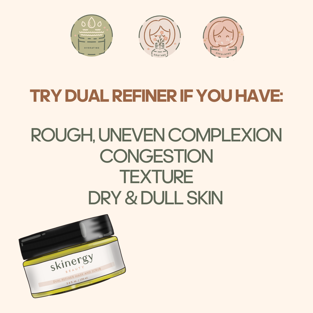 Dual Refiner Face Mask & Scrub